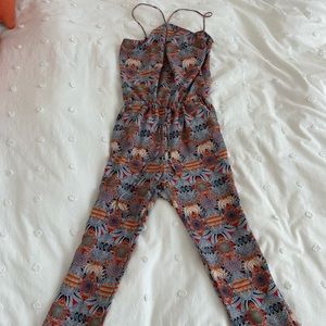 Zara printed jumpsuit